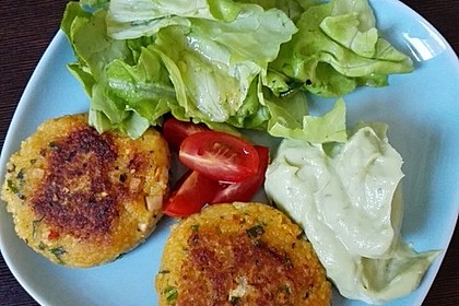 Couscous-Bratlinge mit Käse 26