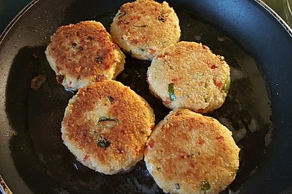 Couscous-Bratlinge mit Käse 25