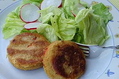 Couscous-Bratlinge mit Käse 29