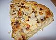 Apfelkuchen auf Bl&auml;tterteig