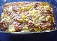 Kartoffelauflauf mit Hackfleisch und Tomaten
