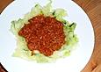 Zucchini-Bandnudeln mit Tomatenso&szlig;e