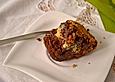 Schokoladenbrownies mit Frischk&auml;se-Walnuss-Topping