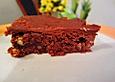 Amerikanische Brownies sch&ouml;n schokoladig und klebrig