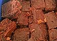 Spritzige Schokobrownies