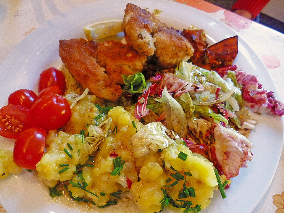 Steirischer Backhendlsalat (Rezept mit Bild) von vino24 | Chefkoch.de