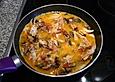 Pilz-Huhn-Frittata