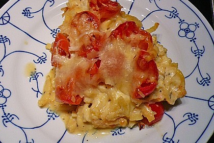 Tomaten-Sp&auml;tzle Pizza 1