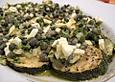 Marinierte Zucchini mit Ei und Kapern