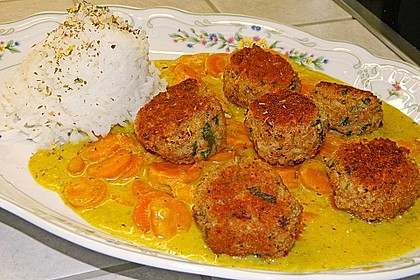 Hackbällchen in Möhren-Currysoße 12