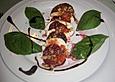 Rote Bete Carpaccio mit Mozzarella