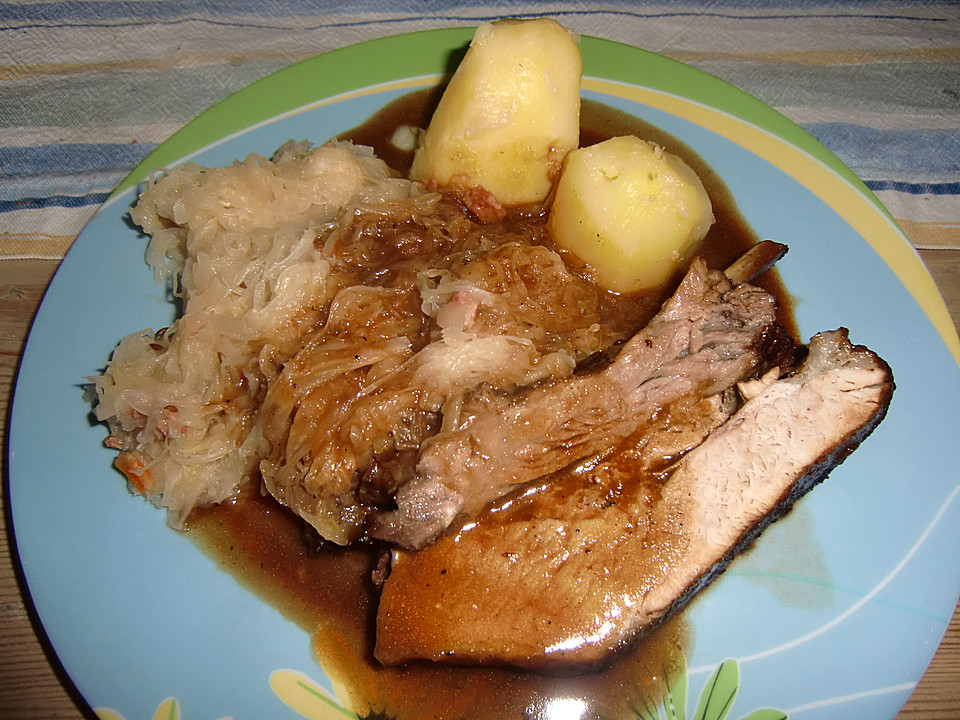 Geschmorte dicke Rippe in Malzbier-Kümmeljus (Rezept mit Bild ...