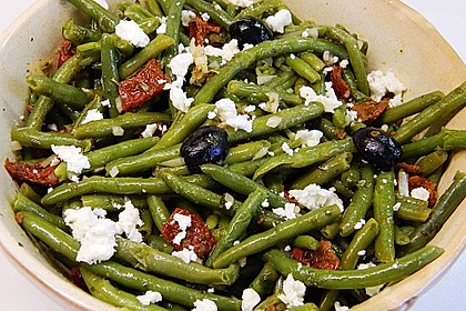 Grüner Bohnensalat mit getrockneten Tomaten 1