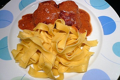 Schweinefilets mit Bacon und Tomatensahnesoße überbacken 11