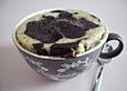 Schoko-Nuss-Tassenkuchen aus der Mikrowelle