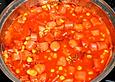 Wurstgulasch mit Tomaten