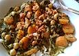 Veganes Kichererbsen-Curry mit Spinat und M&ouml;hre