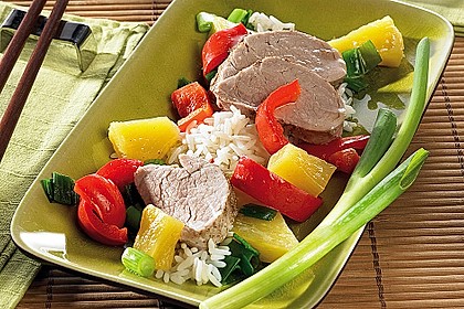 Schweinefilet s&uuml;&szlig;-sauer