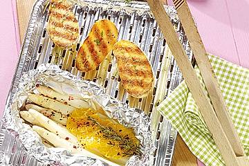 Spargelpäckchen vom Grill