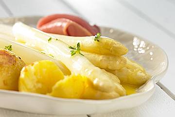 Weißwein Spargel