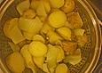 Ged&uuml;nstetes Kartoffel-Fenchel-Gem&uuml;se mit Garnelen und Kr&auml;uterquark