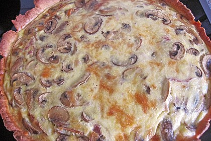 Champignontarte mit Emmentaler 20