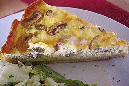 Champignontarte mit Emmentaler 19