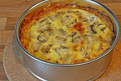 Champignontarte mit Emmentaler 11
