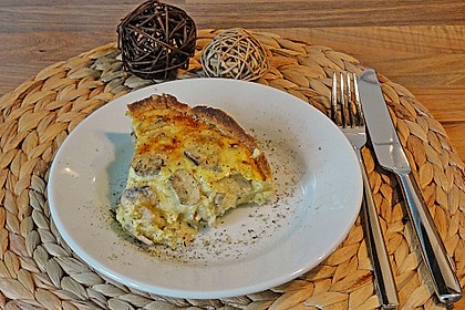 Champignontarte mit Emmentaler 24