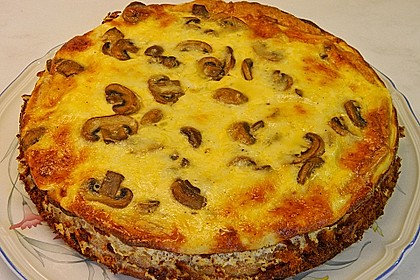 Champignontarte mit Emmentaler 18