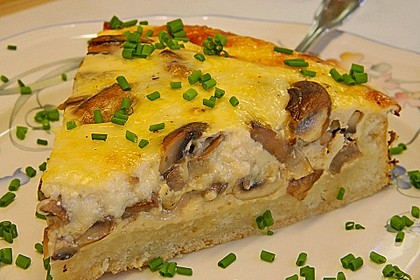 Champignontarte mit Emmentaler 1