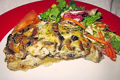 Champignontarte mit Emmentaler 16
