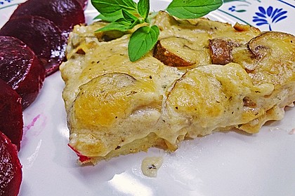 Champignontarte mit Emmentaler 9