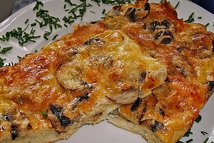 Champignontarte mit Emmentaler 21
