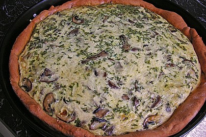 Champignontarte mit Emmentaler 28