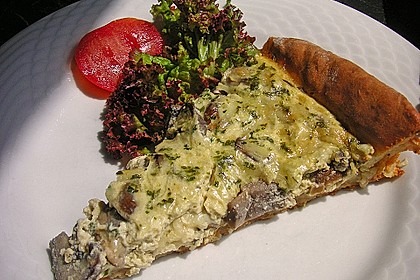Champignontarte mit Emmentaler 34
