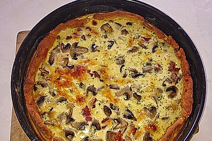 Champignontarte mit Emmentaler 15