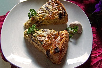 Champignontarte mit Emmentaler 5