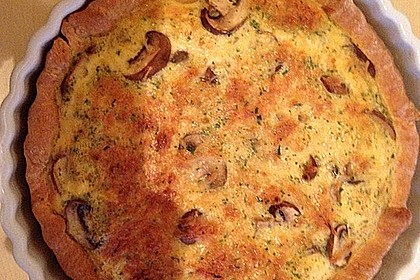Champignontarte mit Emmentaler 22