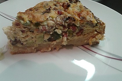 Champignontarte mit Emmentaler 30