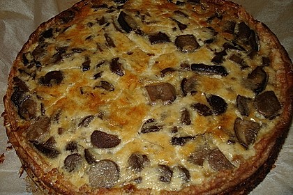 Champignontarte mit Emmentaler 4