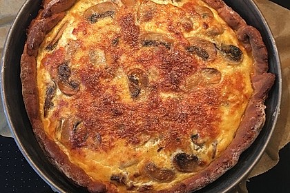 Champignontarte mit Emmentaler 32