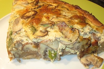 Champignontarte mit Emmentaler 12