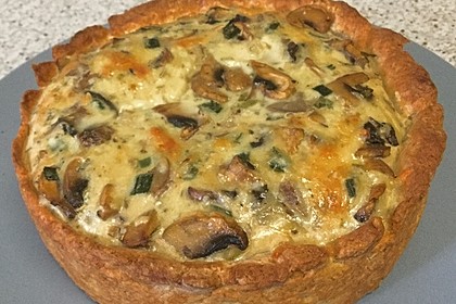 Champignontarte mit Emmentaler 13
