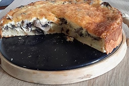 Champignontarte mit Emmentaler 7