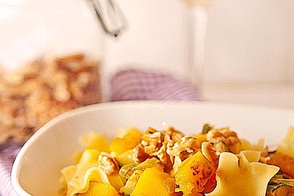 Nudeln mit Butternut- oder Hokkaido-Kürbis 1