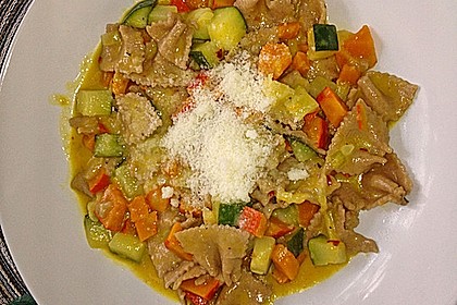 Nudeln mit Butternut- oder Hokkaido-Kürbis 12