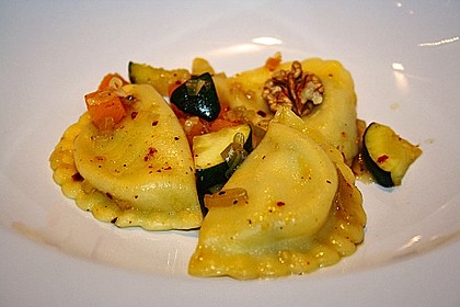 Nudeln mit Butternut- oder Hokkaido-Kürbis 2