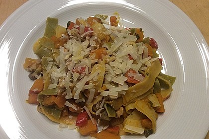 Nudeln mit Butternut- oder Hokkaido-Kürbis 10