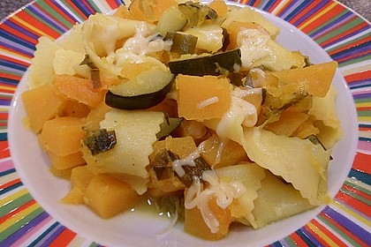 Nudeln mit Butternut- oder Hokkaido-Kürbis 13